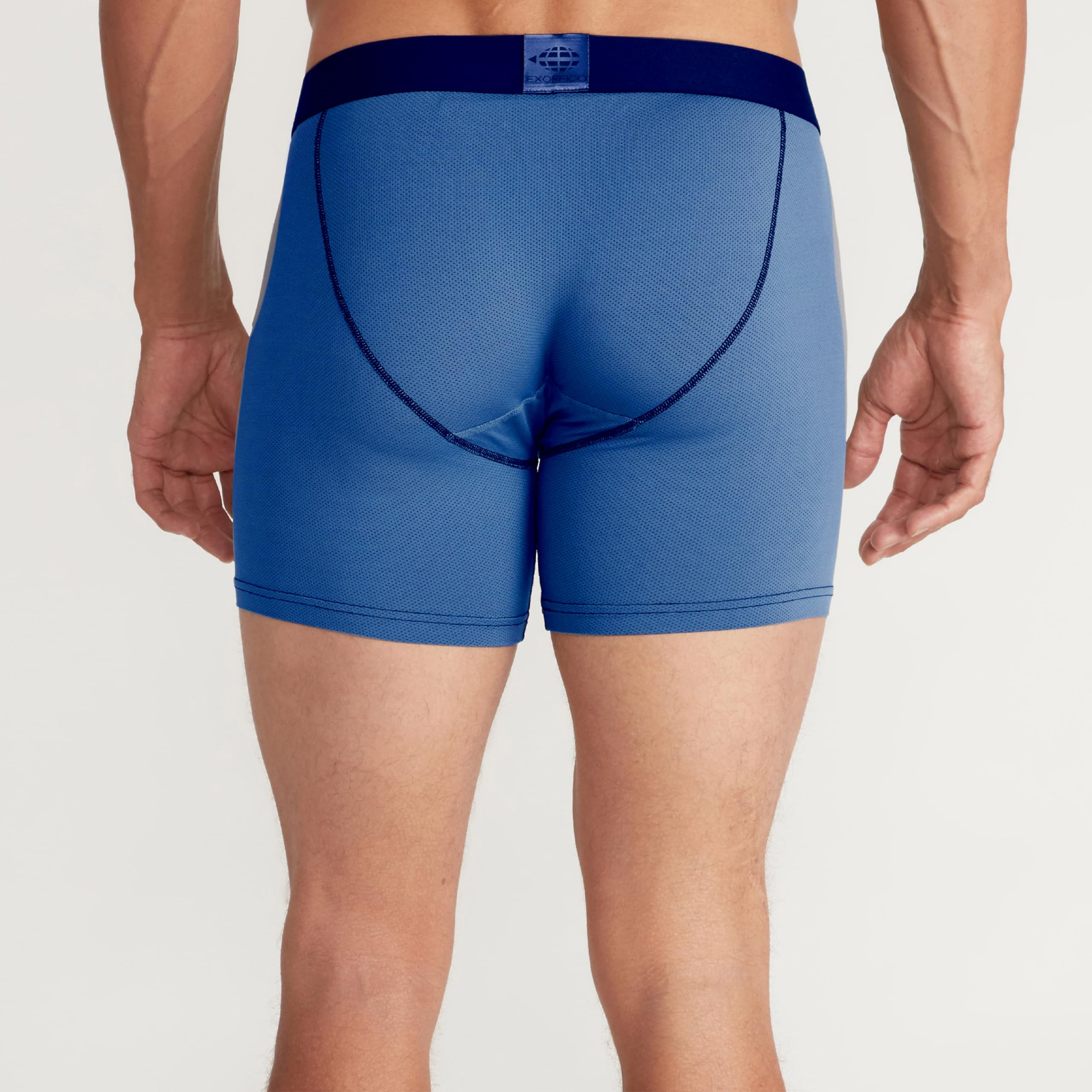 EXOFFICIO Give-n-Go 2.0 Sport Mesh 6'' Boxer Brief Boxer Corti Uomo (Pacco da 1)