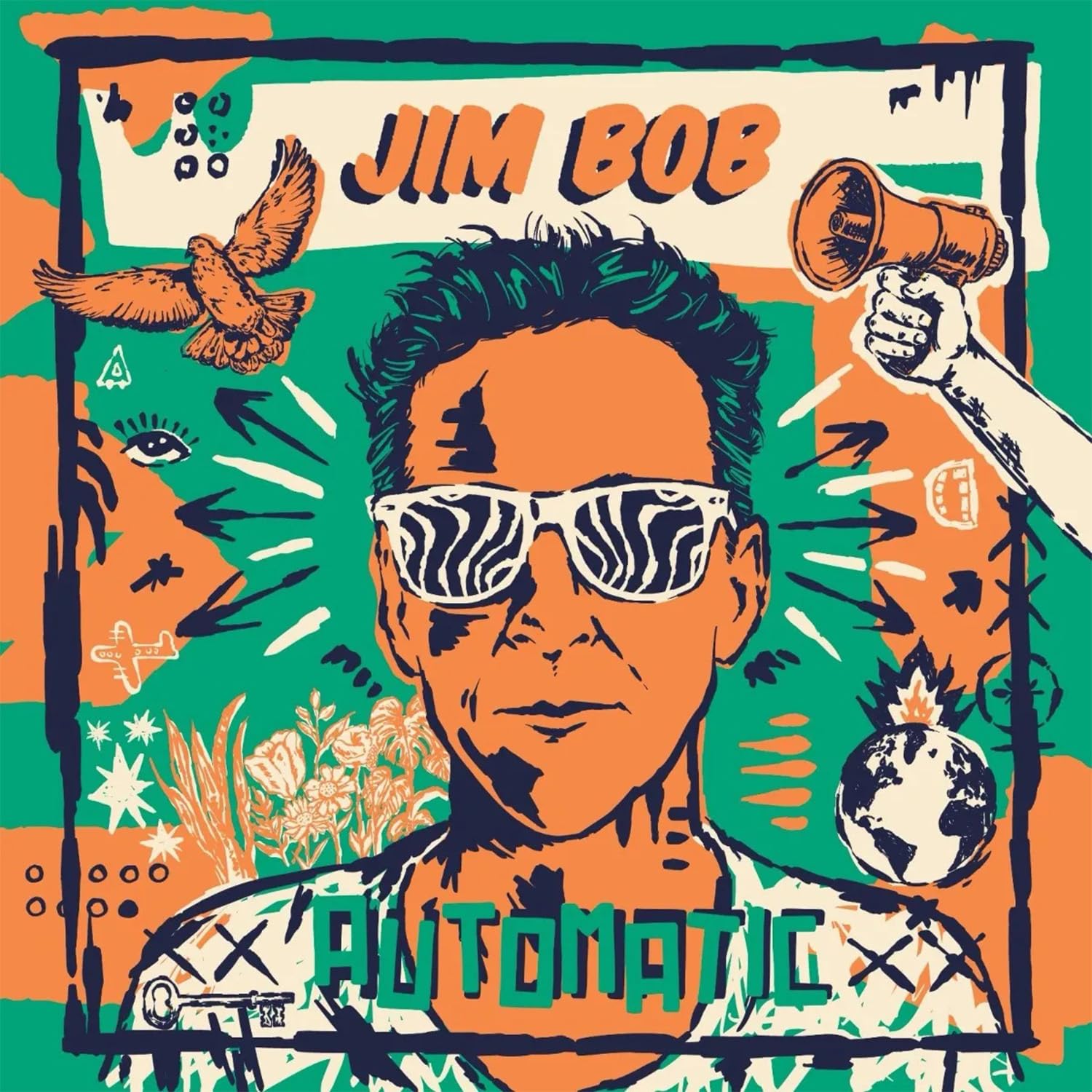 Jim Bob - Automatic (Cherry Red Records) Vinyl 12"" Album