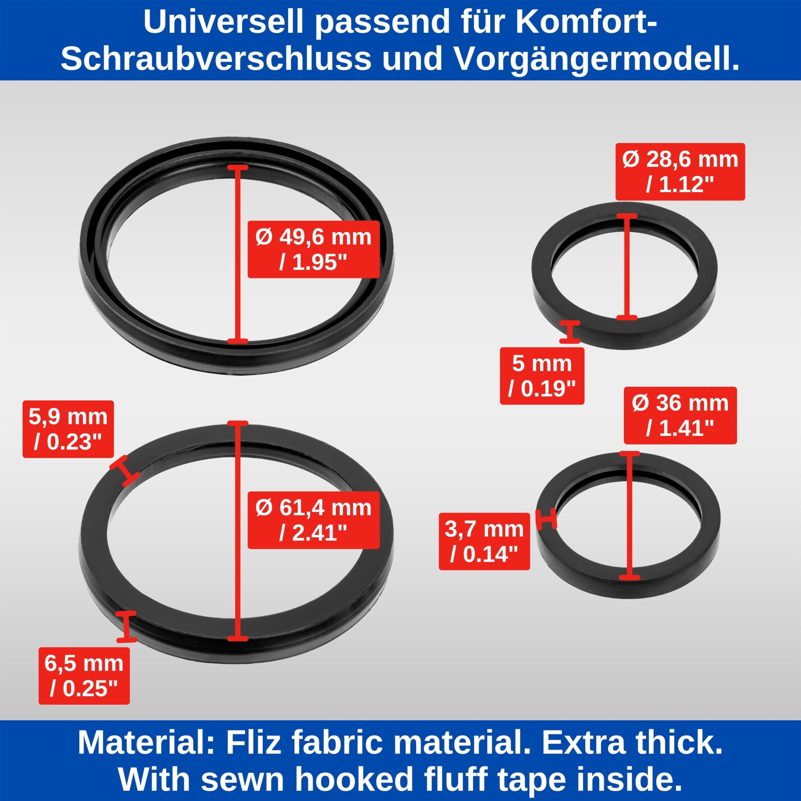 Anelli Di Tenuta Per Spruzzatore - Set Da 10 Pezzi In Gomma, Per Spruzzatori Da 3/5/8L, Ricambi Antiperdita - Foto 11