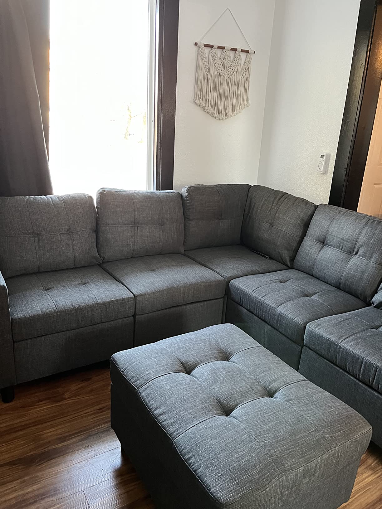 28/mo Finance asunflower 4 Seats Couch Sectional Set Modular