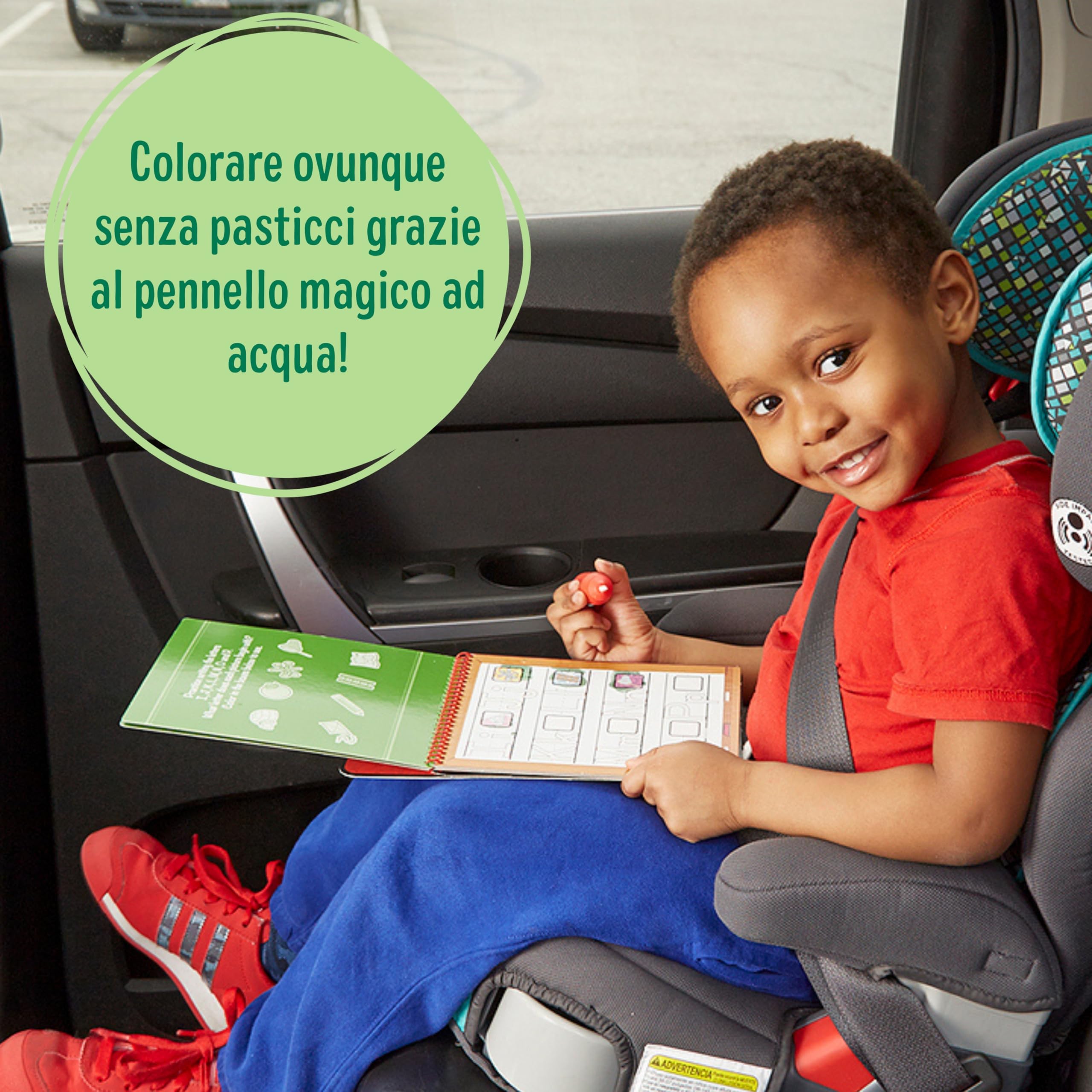 Melissa & Doug Water Wow! Libro Magico da Colorare con Pennello ad Acqua - Tema Fattoria, Gioco Educativo da Viaggio per Bambini 3+ Anni