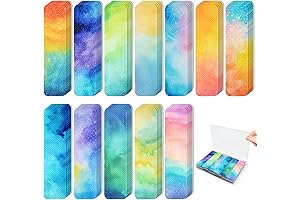 72 Pieces Fidget Anxiety Sensory Stickers with Storage Box for Classroom Management