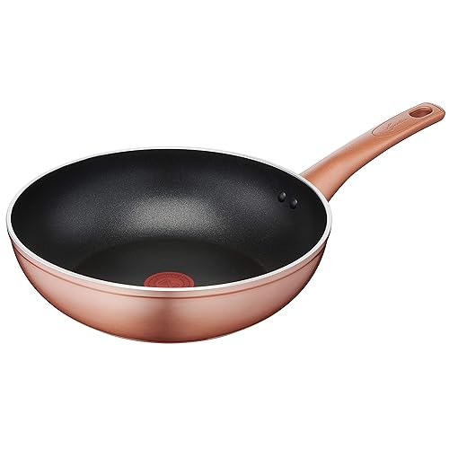 Immagine del prodotto Lagostina Ramata Wok Antiaderente in Alluminio Ø 28 cm con Esterno Effetto Rame, Pentola Gas e Forno, Rivestimento Titanium Easy, Manico Ergonomico in Bakelite