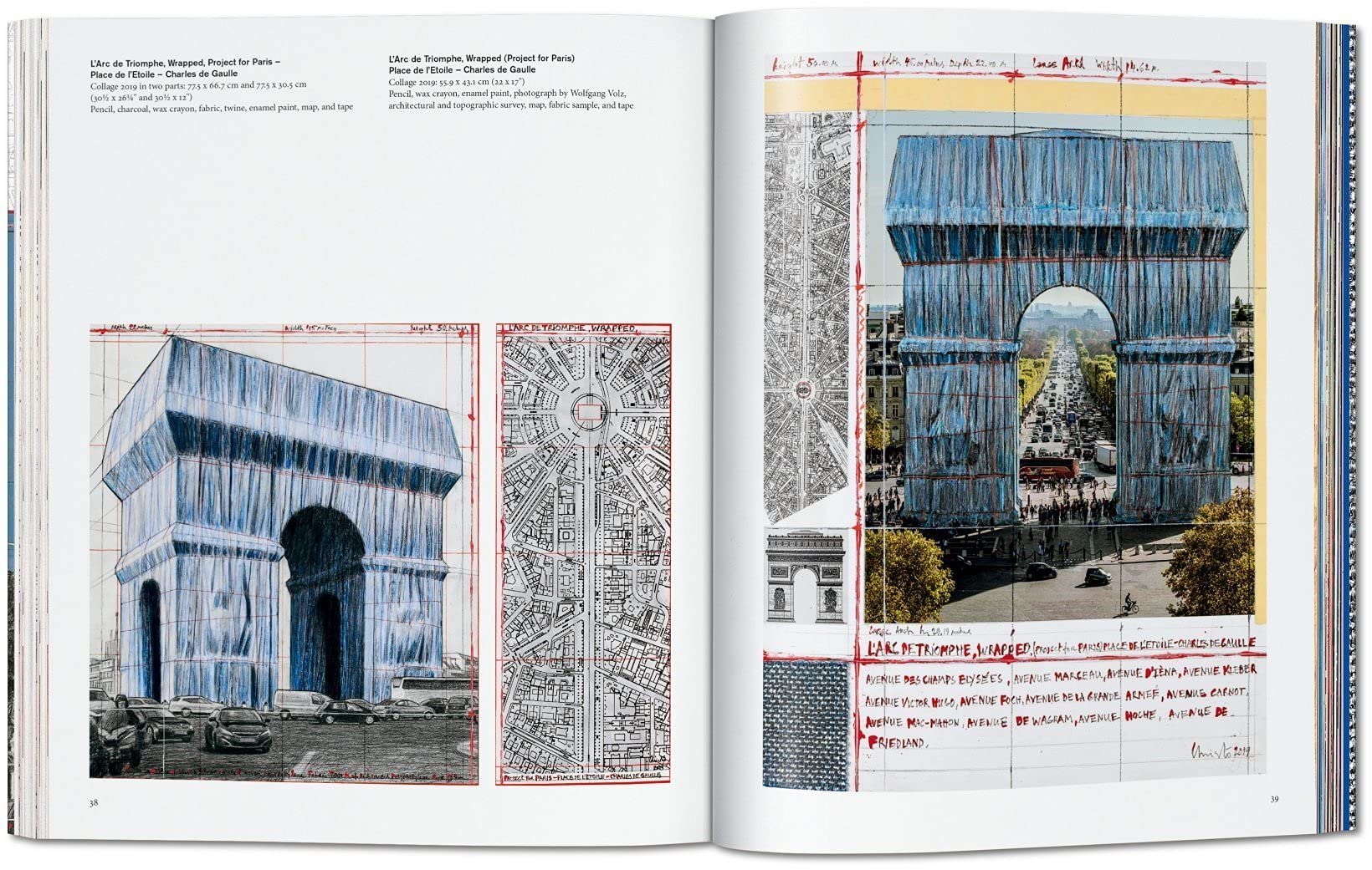 Christo and Jeanne-Claude. L'Arc de Triomphe, wrapped. Paris 1961-2021. Ediz. inglese, francese e tedesca. Advance edition