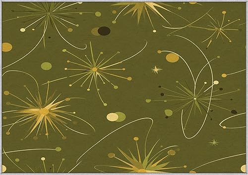 Miniatura 38 de Alfombra retro de los años 70, alfombras de área de 6 x 8 pies, patrón geométrico moderno de mediados de siglo, para sala de estar, dormitorio,