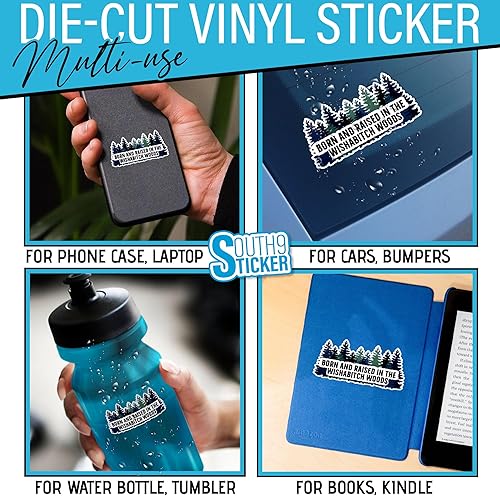Miniatura 2 de Calcomanías de vinilo troqueladas de 2 pulgadas, divertidas calcomanías de vinilo troqueladas impermeables para parachoques, botellas de agua,