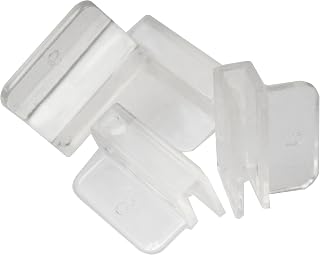 Innovative Marine Aquarium Lid Clips (15 mm) - Clear - 4 Pack - Modern Style - Rimless Design with Flush Mounting