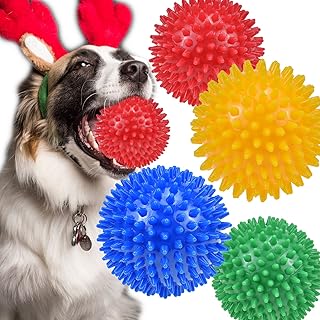 Ousiya 4-Pack Squeaky Dog Toys 4.5
