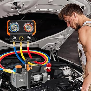 Amazon.com: VTG VOGTEN R1234yf AC Vacuum Pump and Gauge Set