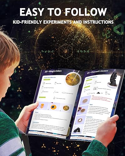 Miniatura 4 de Japace Kit de magia y kits de ciencia para niños de 6 a 8 a 10 a 12 años, más de 75 trucos de magia y experimentos científicos, juegos de química