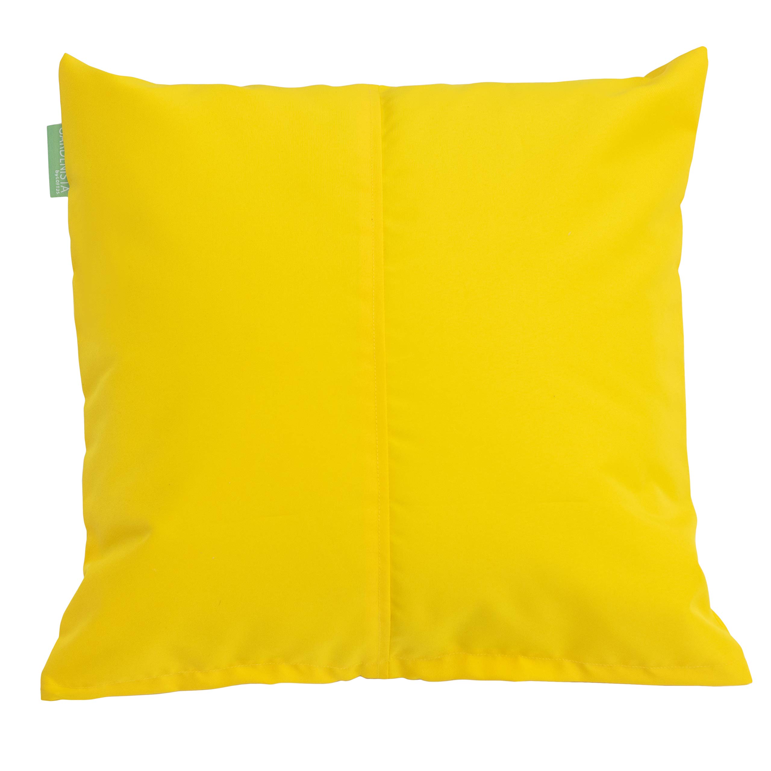 Gardenista Large Garden Scatter Cushion | Water Resistant Hollowfibre Filled Outdoor Seating Furniture Pillow | Great for Patio Rattan Chairs | Comfy & Lightweight (1, Yellow) — view 7