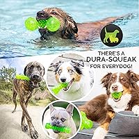 Vista 5 de Hyper Pet Dura-Squeaks Stick - Juguete para perro, grande, verde