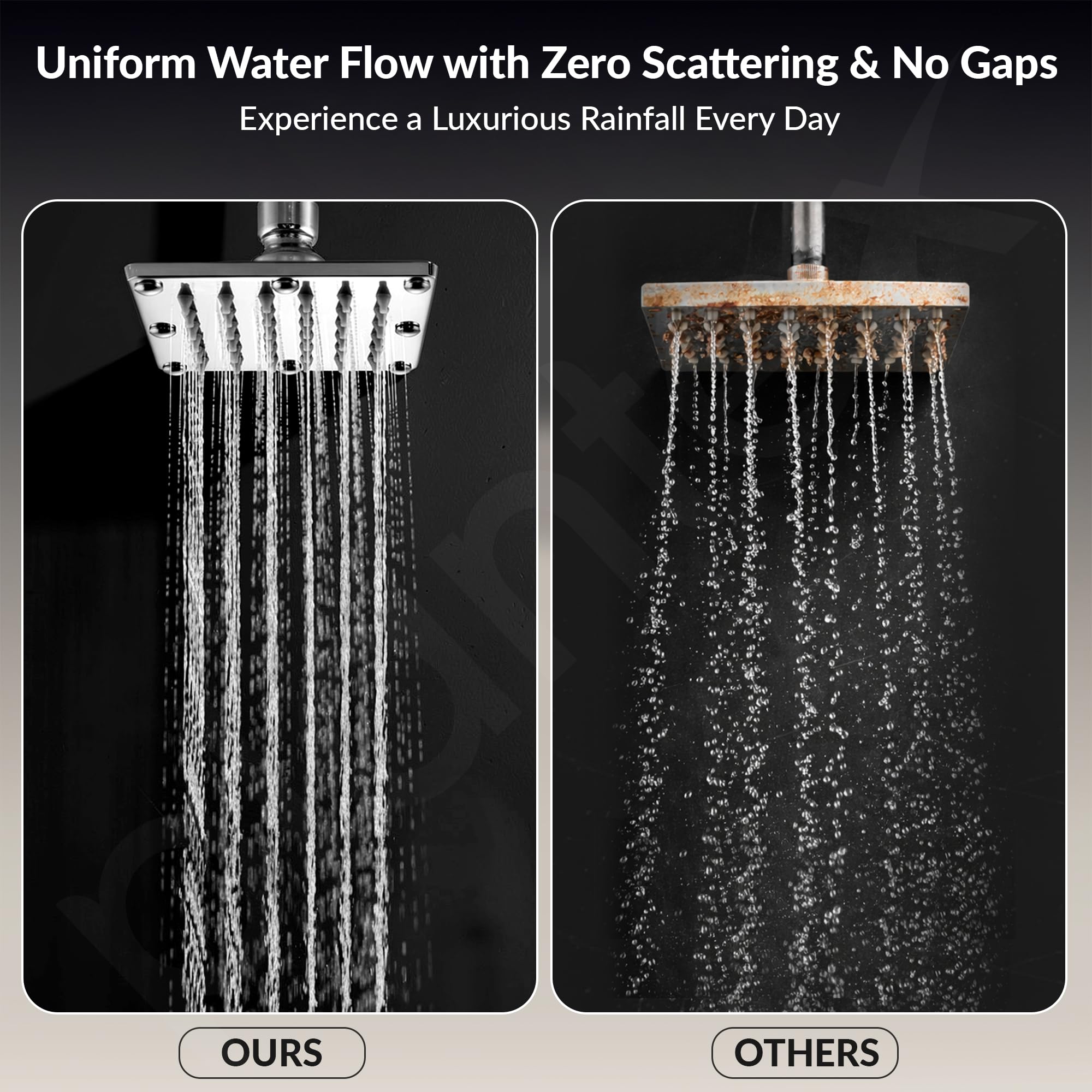 Plantex Stainless Steel Shower Head - Rainfall Luxury -5 Plantex Stainless Steel Shower Head - Rainfall Luxury -5