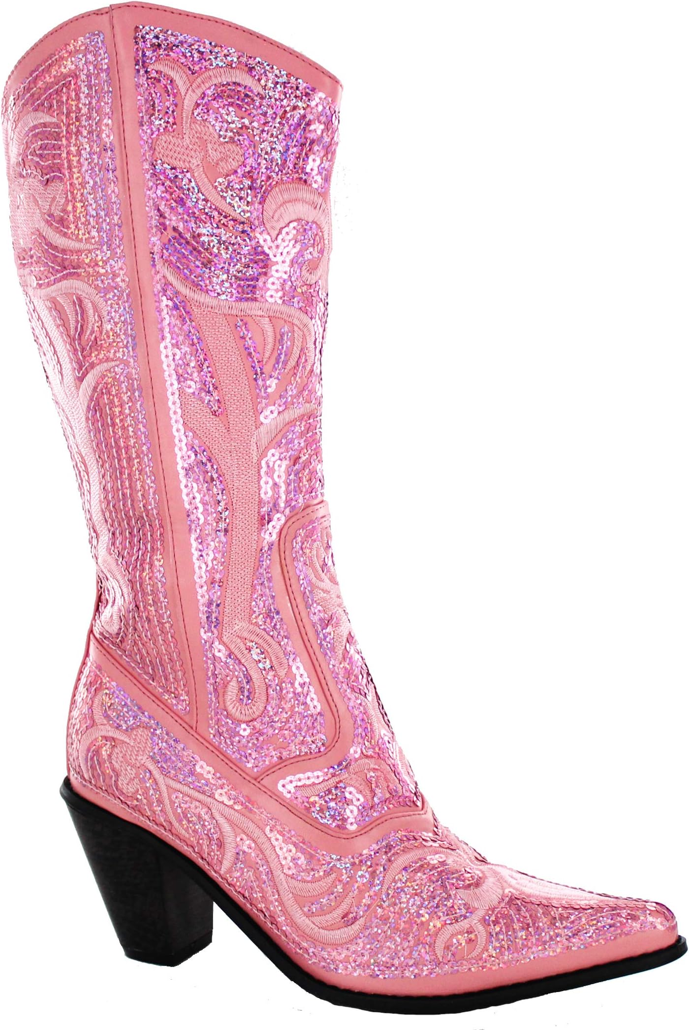 Helen's Heart Bling Boots (8, Pink)