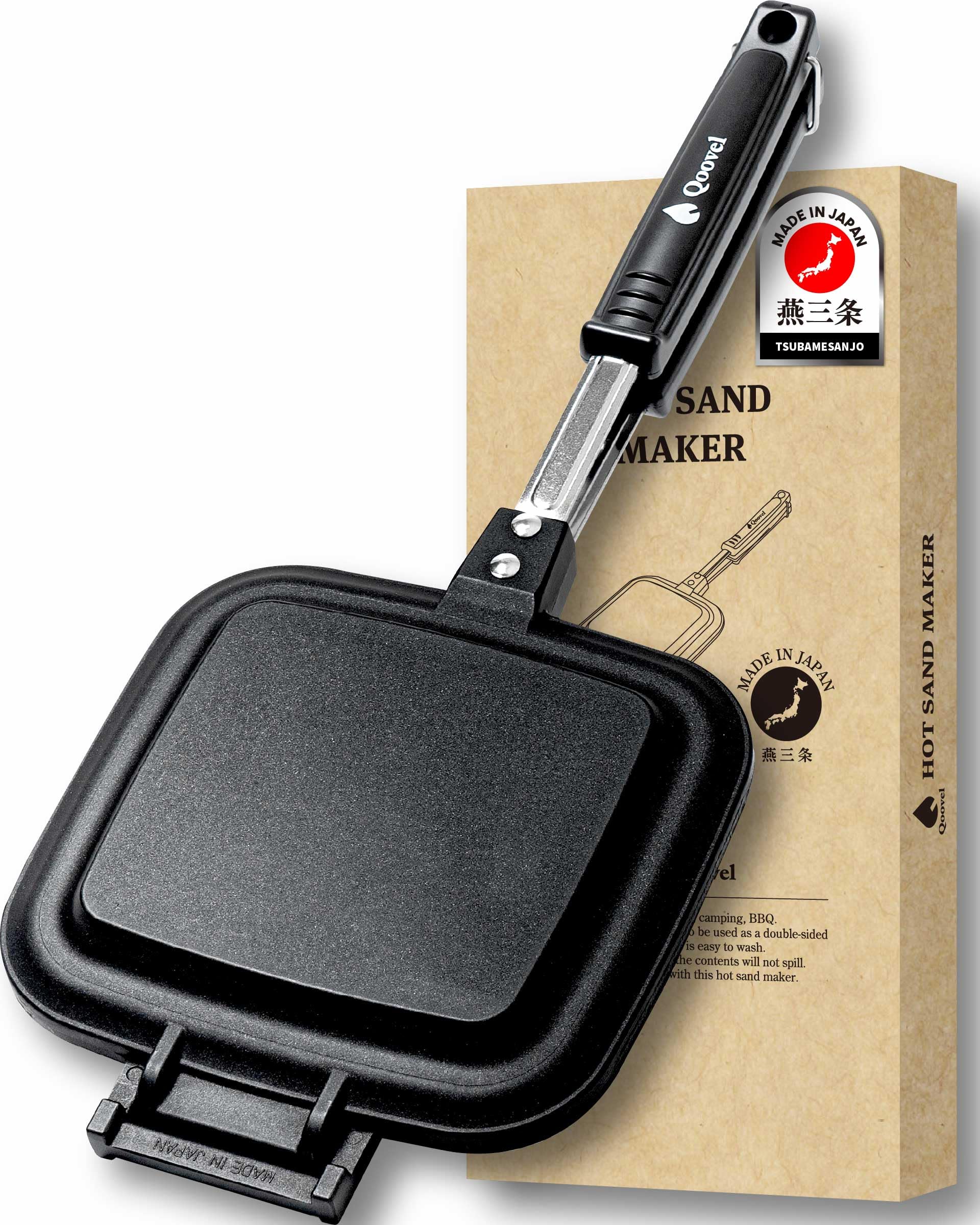 Amazon | Qoovel 【燕三条】日本製 ホットサンドメーカー 直火 耳圧着