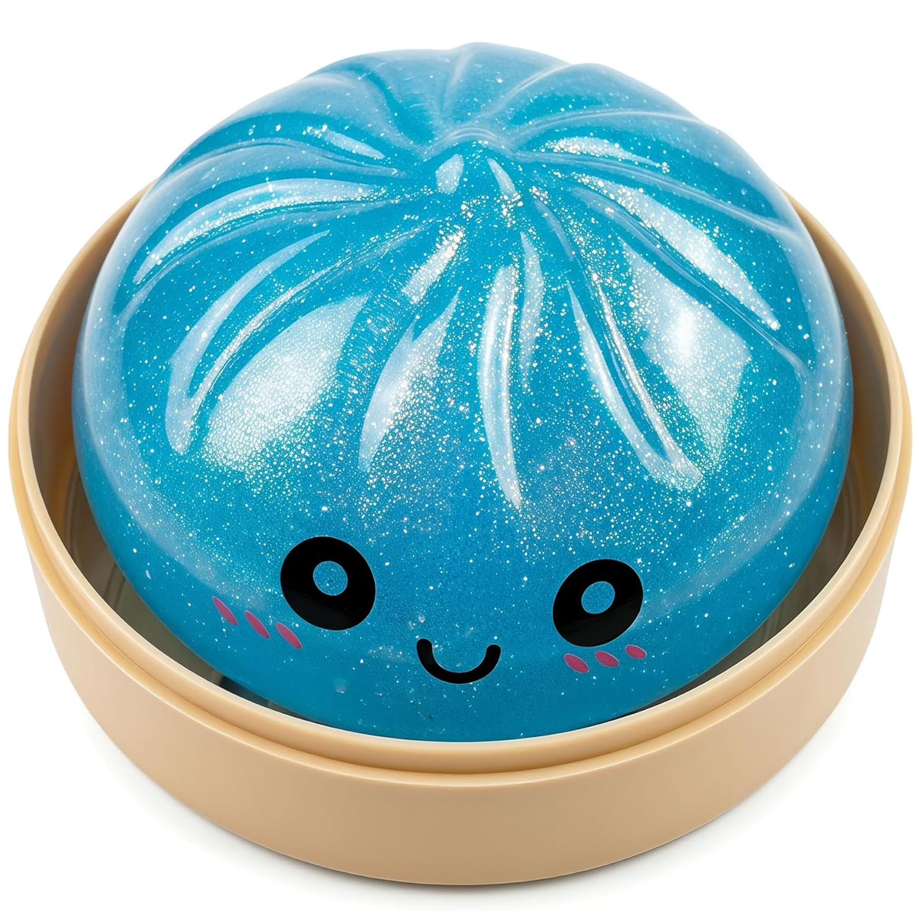 Glitter Dumpling, Glitter Dumpling Squishy Box, Anxiety Relief Fidget Sensory Soft Squeeze Decompression Dough Stress Gifts (D) — image 1