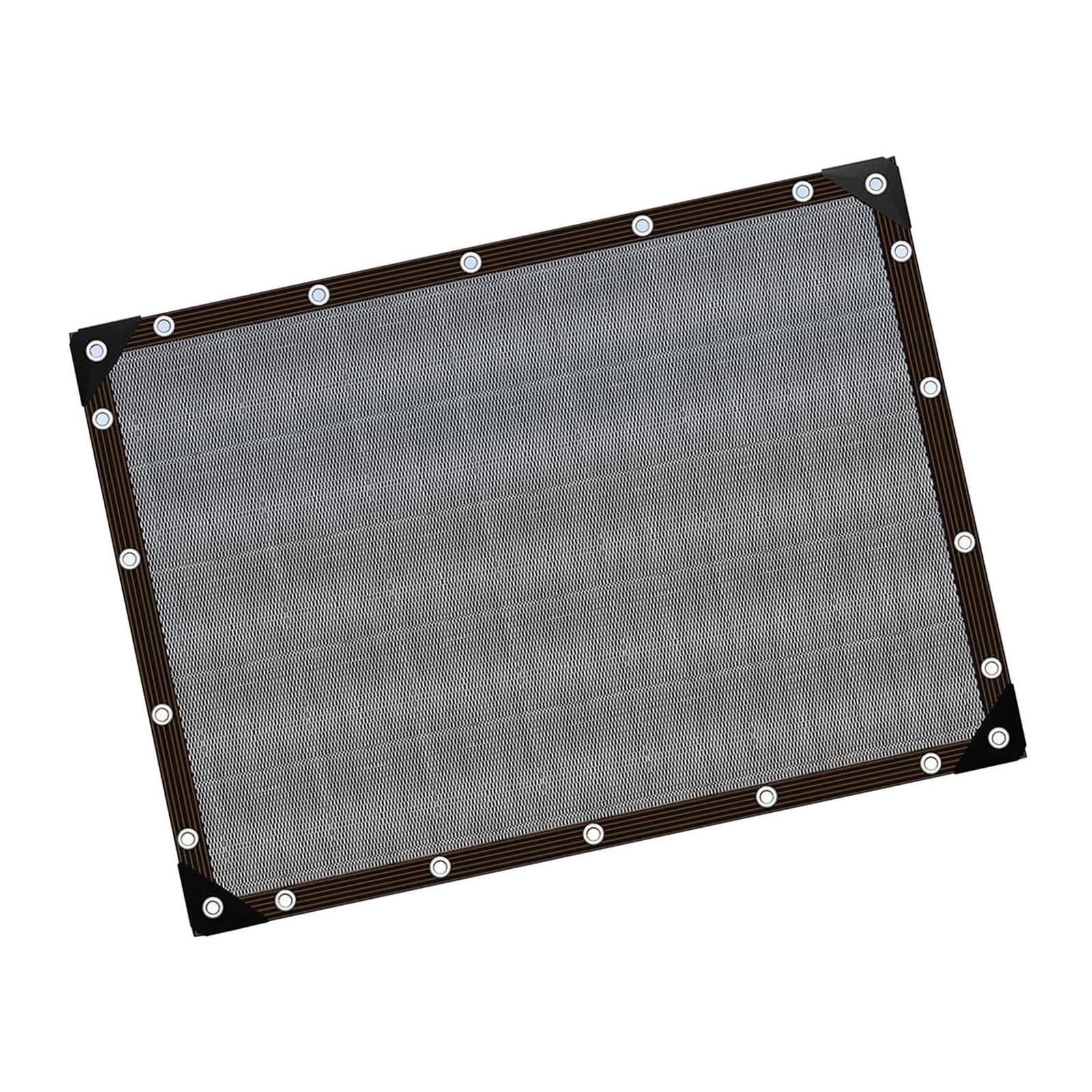 Filet de protection solaire maison et jardin tissu d'ombrage noir 1x2m contre la chaleur du patio