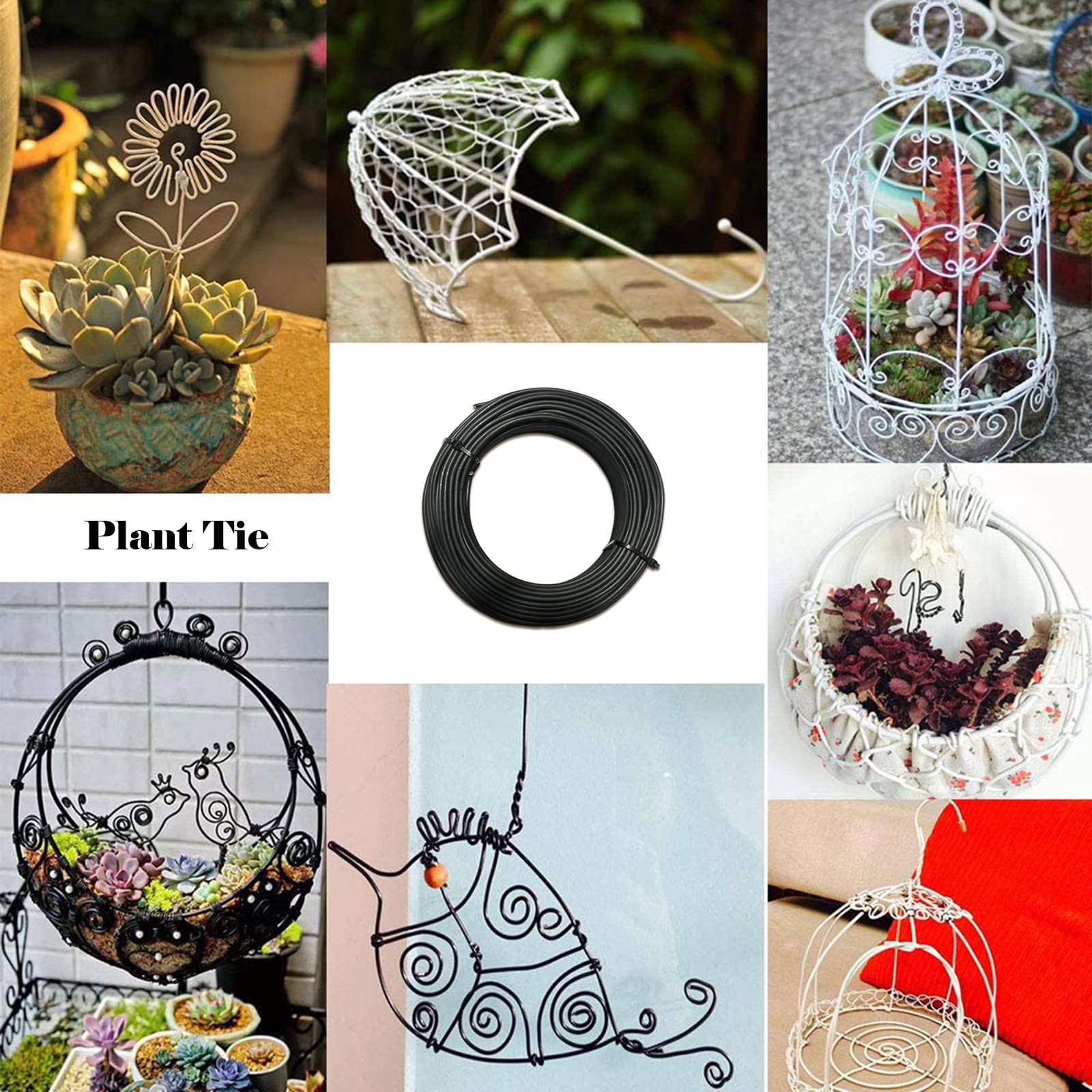 Filo Di Ferro Zincato CABLEPELADO - Rotolo Da 8m Per Fai Da Te, Giardinaggio E Artigianato - Foto 2