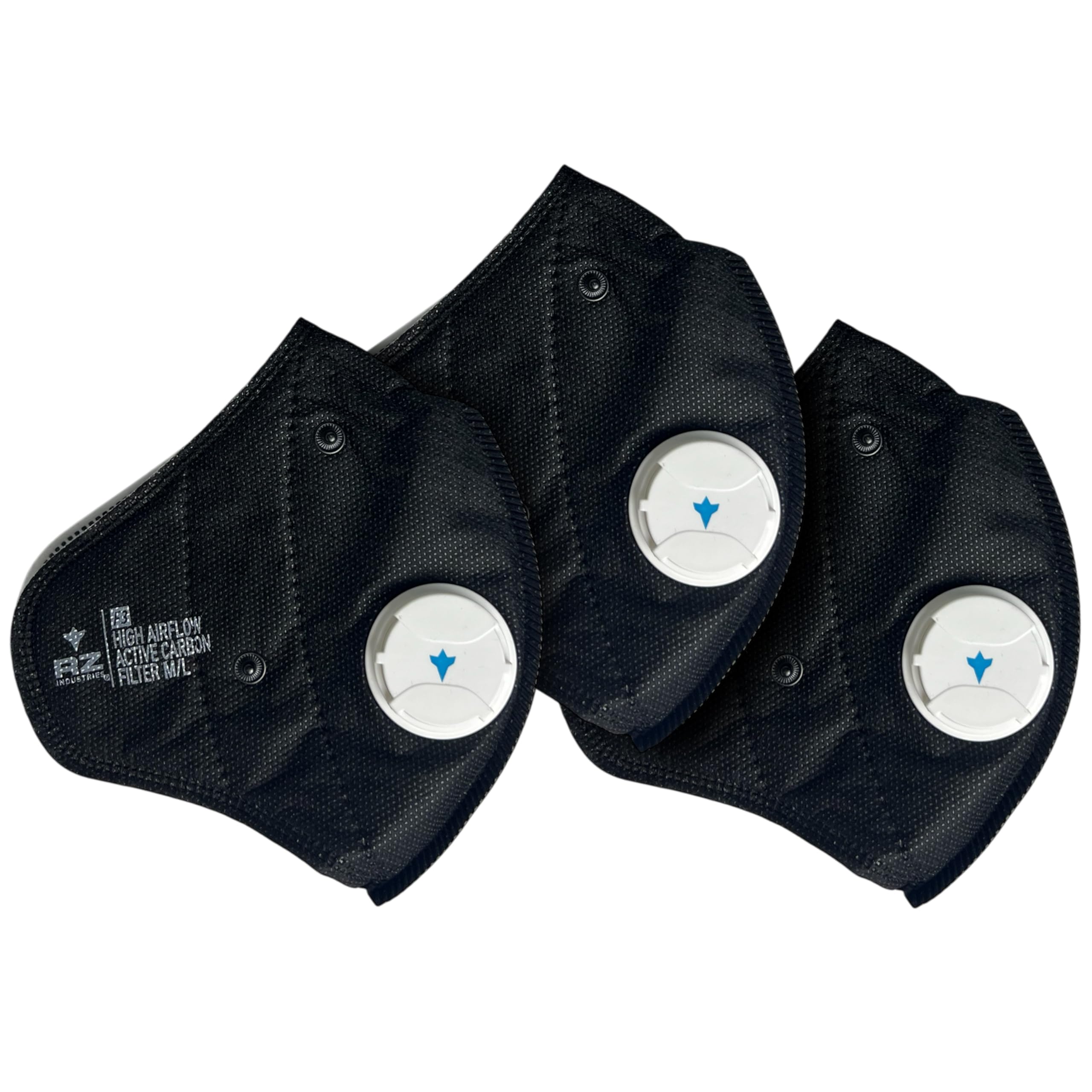 RZ Mask - F3 Active Carbon Replacement Filters (3 Pack) 99.8