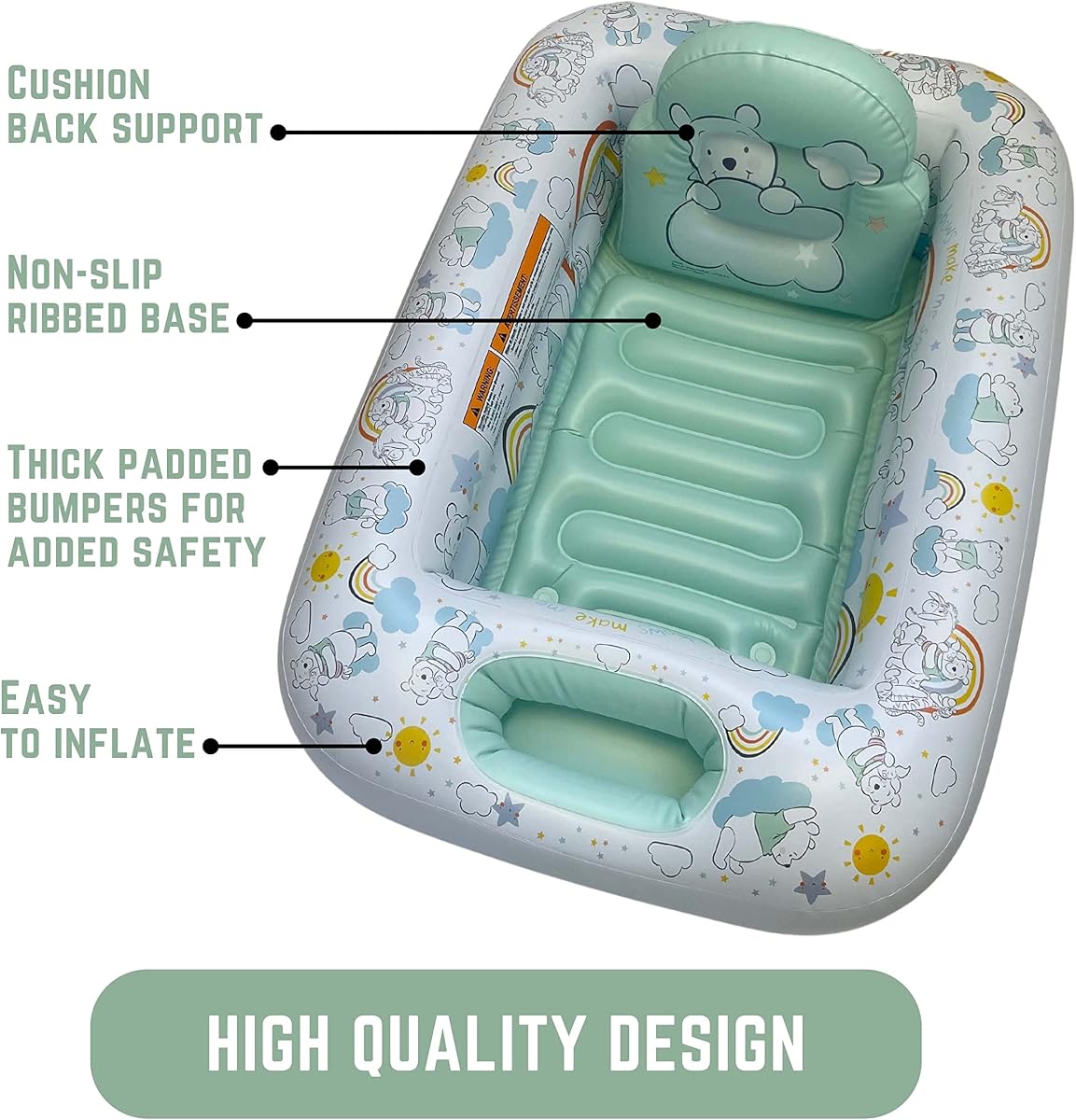 Disney Winnie The Pooh Up in The Sky Inflatable Tub