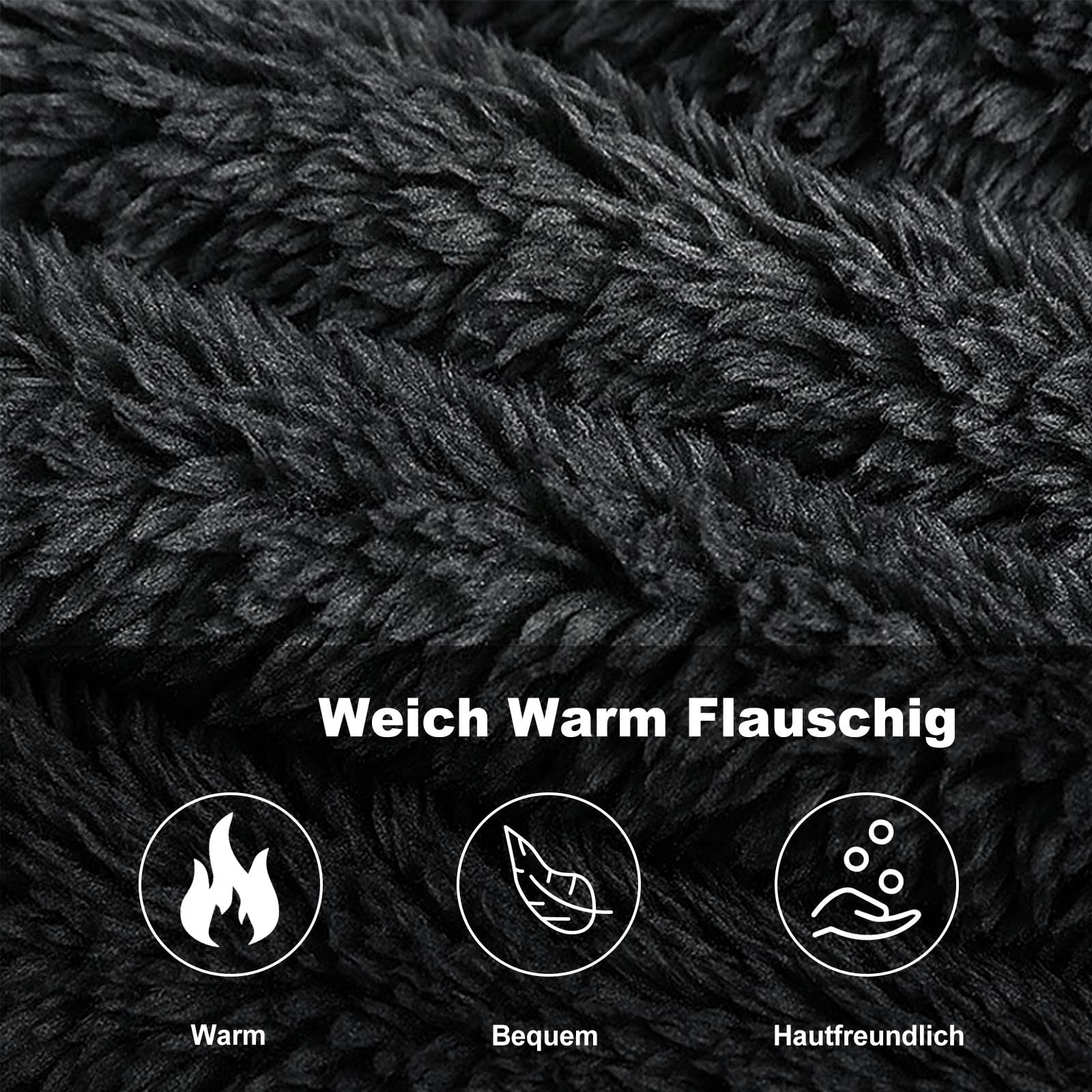 PUTUO Lang Flauschig Bademantel für Herren: Extra Langer Winter Morgenmantel aus Plüsch für Männer - Weiche warme flauschige Fleece Bademäntel Hausmantel Geschenk