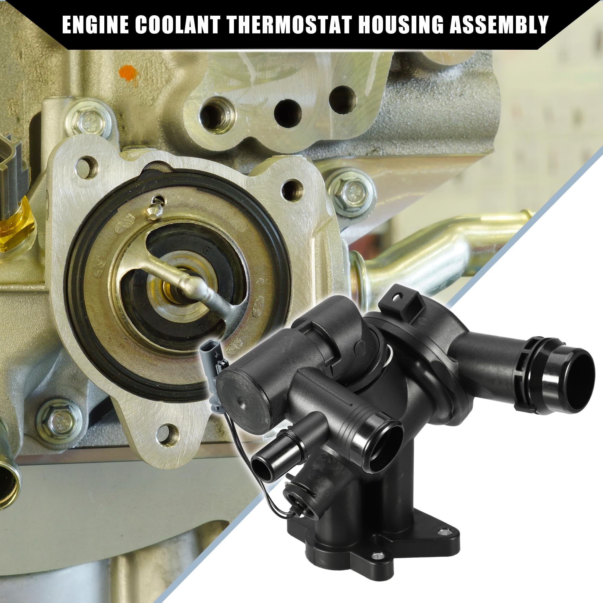 Boîtier Thermostat Refroidisement Moteur Pour Jaguar XF 17-23