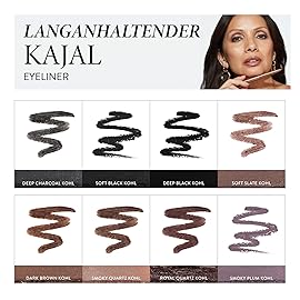 LAURA GELLER NEW YORK Kajal Longwear Kohl Eyeliner Pencil with Caffeine, Smooth & Blendable Makeup, Smokey Quartz