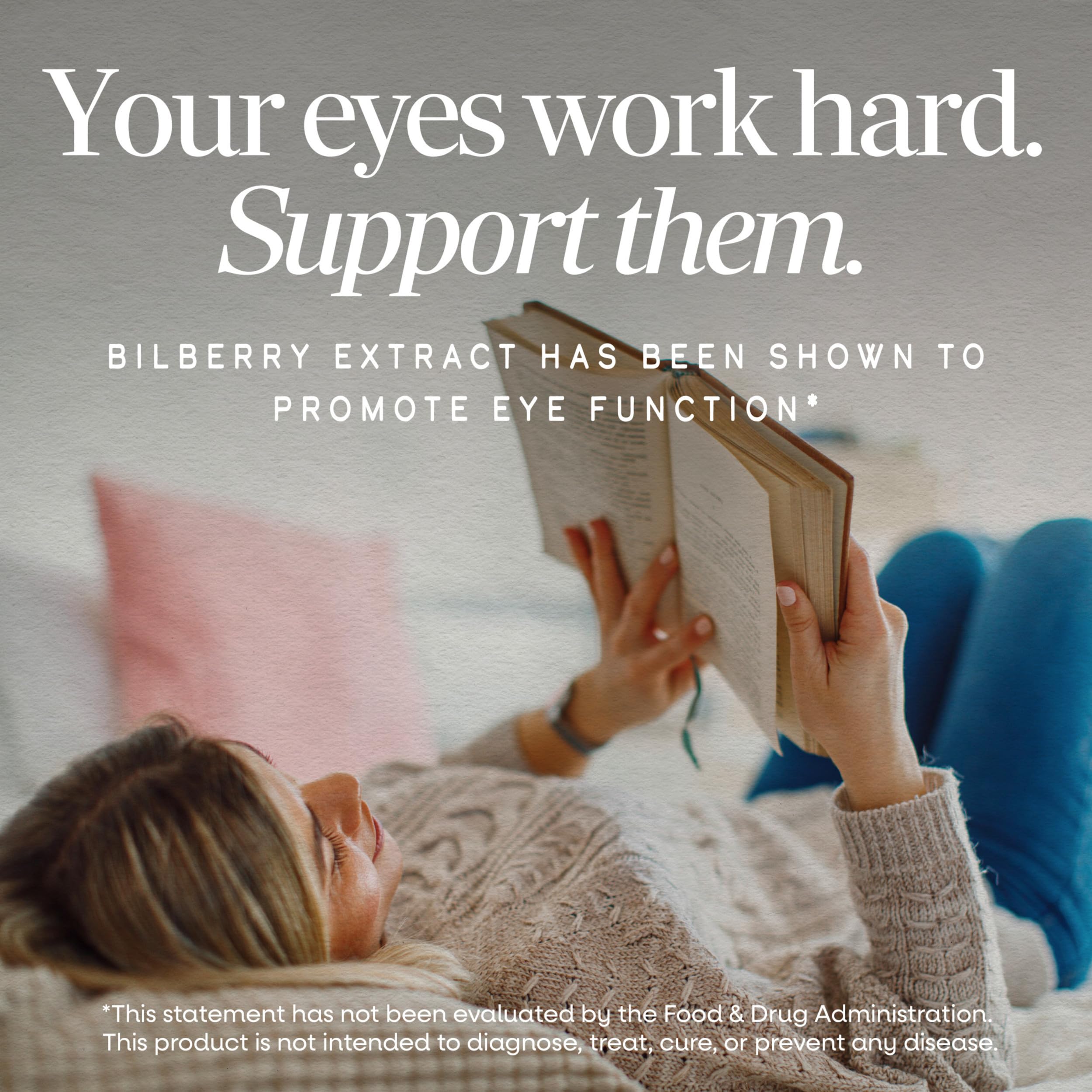 Nature's Way Bilberry, Eye Health Support Supplement for Adults*, 90 ct — Amazon image 2