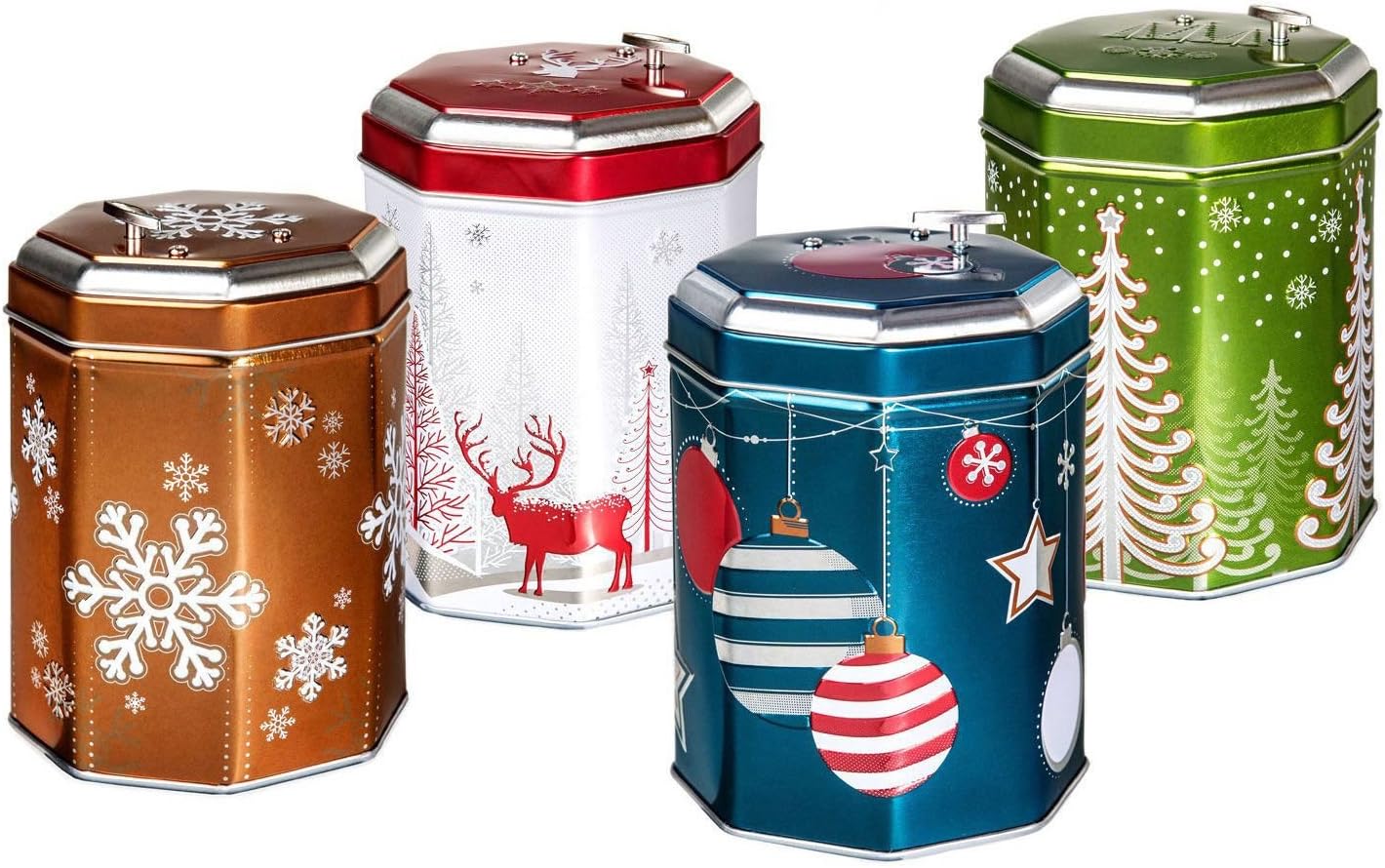 Stockmeyer Music Tins Filled With European Sugar Cookies (4 Pk.)