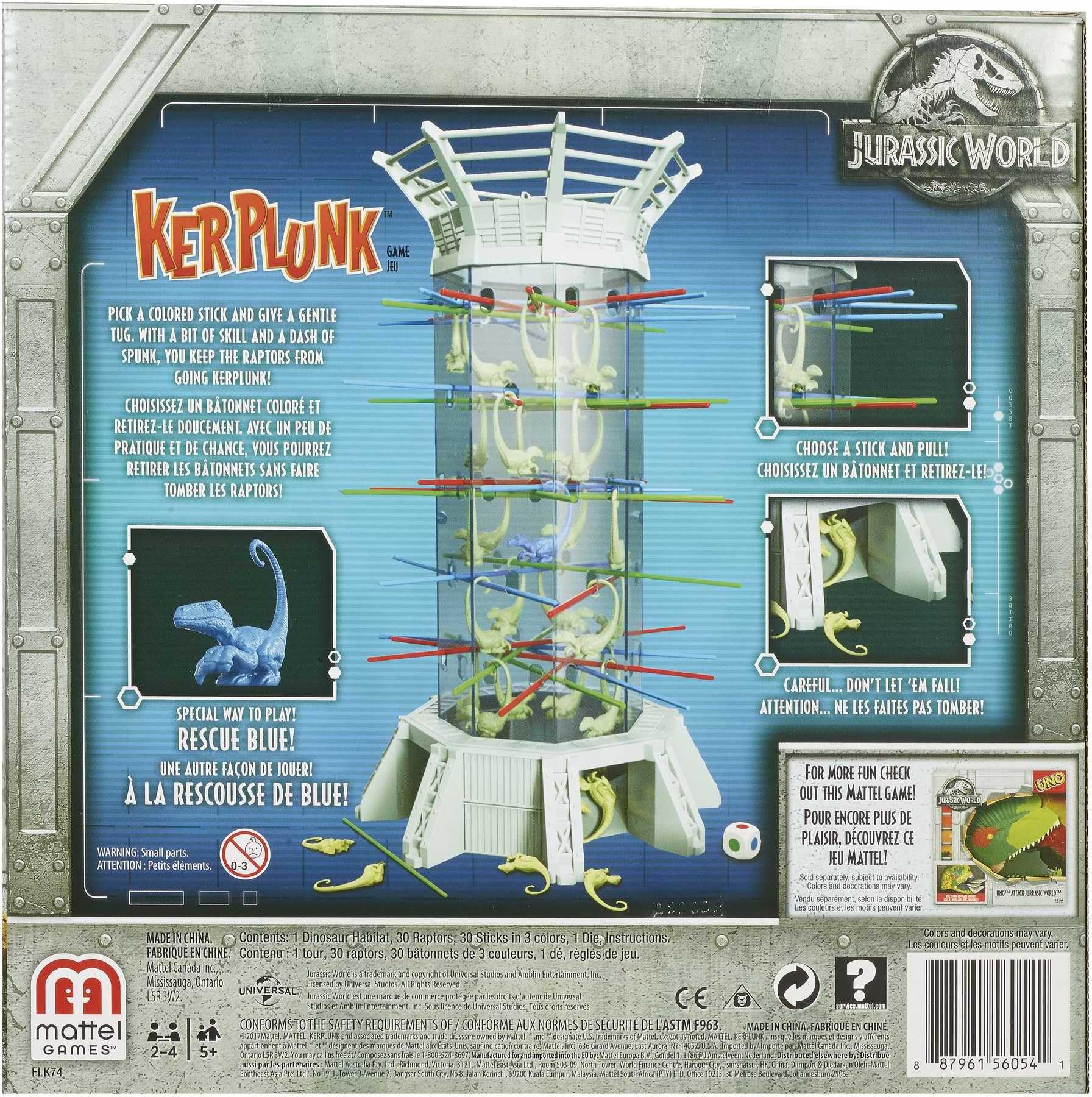 恐竜キャップ付きボールペン 緑色　バトルコースター裂空　ポケセン Amazon.com: Kerplunk! Raptors Jurassic World [Amazon Exclusive