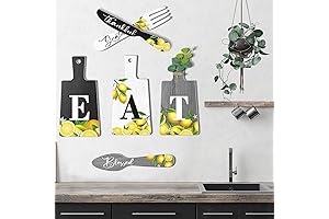 Qunclay Lemon Wall Decor for Kitchen