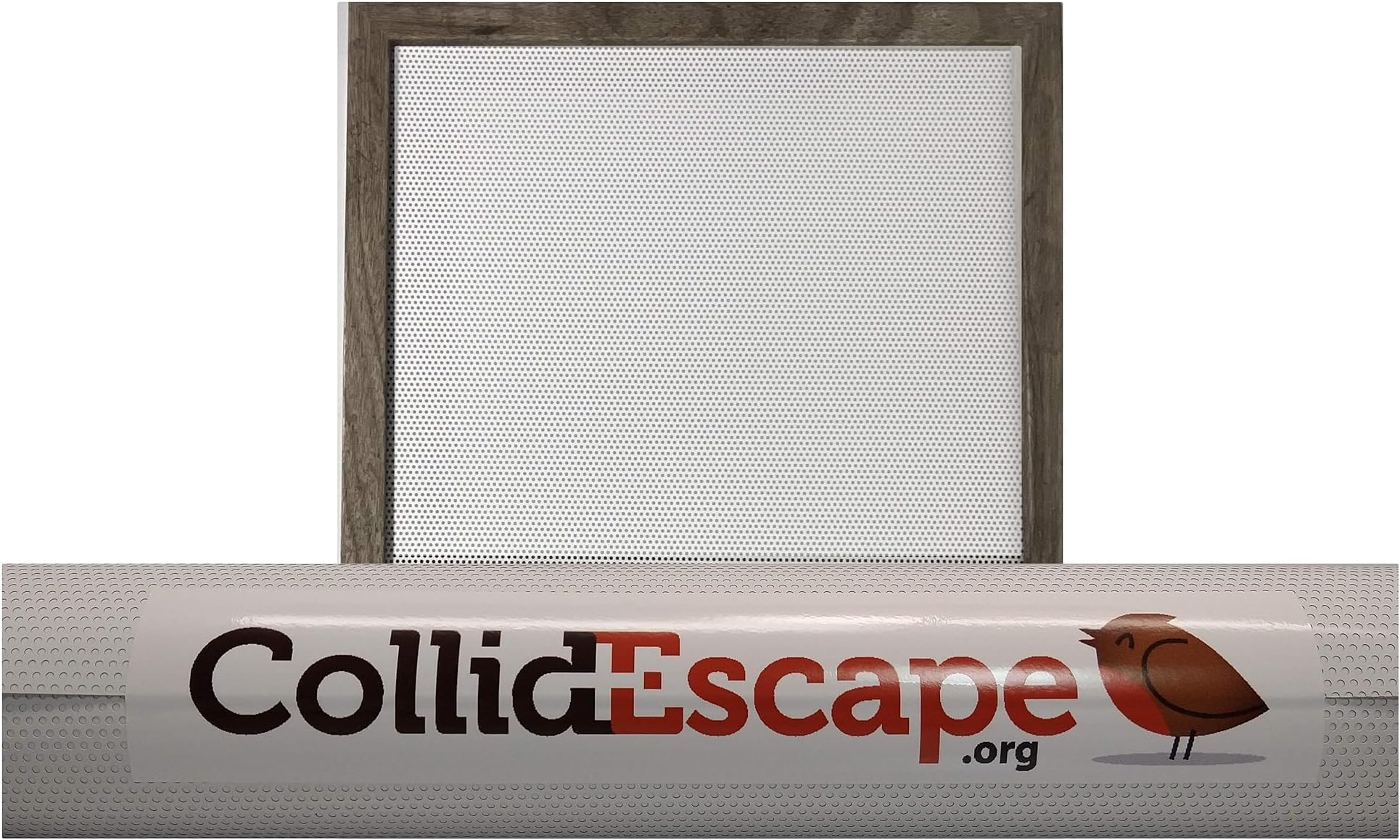 VViViD White Perforated Vinyl Window Film to Prevent Bird