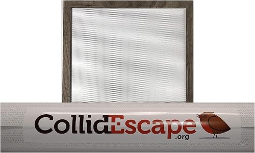 COLLIDESCAPE Película blanca para ventanas (hoja de 47.5 x 60 pulgadas) Uso en una sola ventana o cortada para múltiples ventanas y puertas
