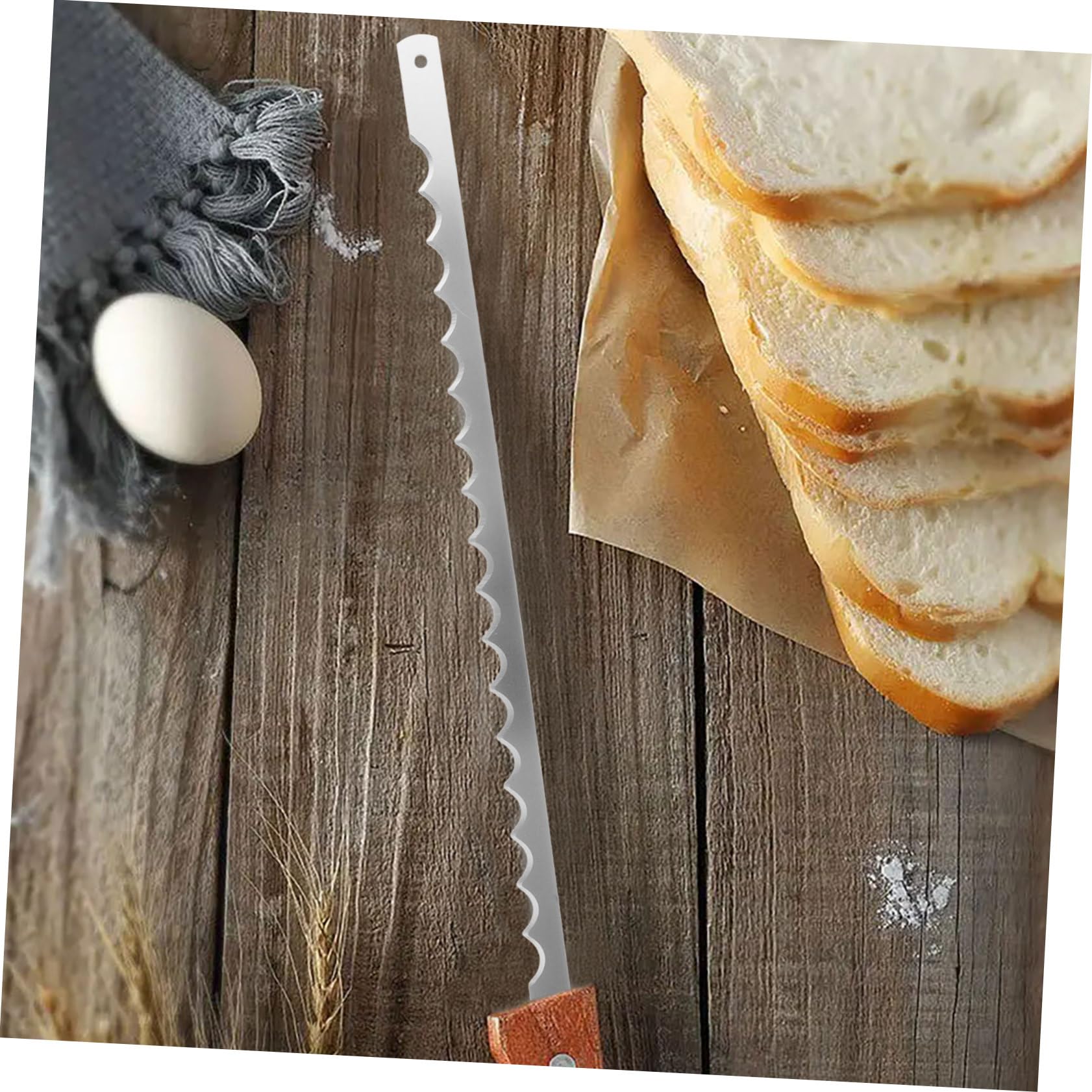 Angoily 20piezas Cuchillas para Cortar Pan Herramientas De Rebanado No Pegajosas De Serras para Máquina De Tostadas Accesorios De Panadería para Hogar y Restaurantes