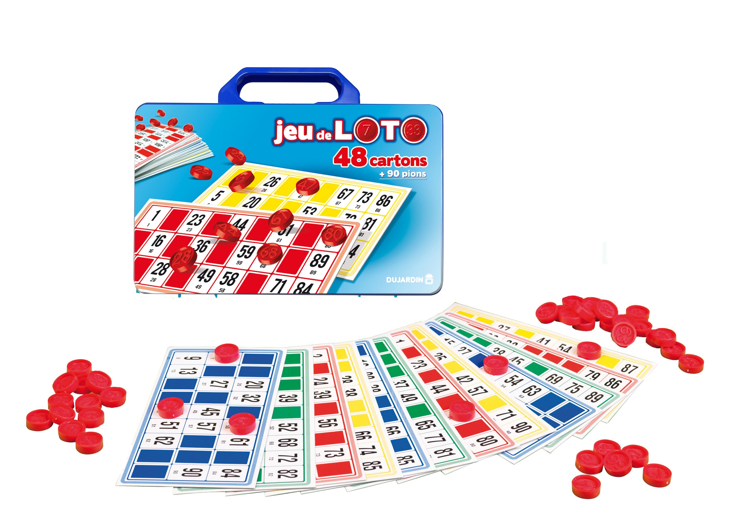 Loto Comique Ancien – 10 Cartons Illustrés Par Jannin – Éditeur Narçon – Jeu De Société XIXe