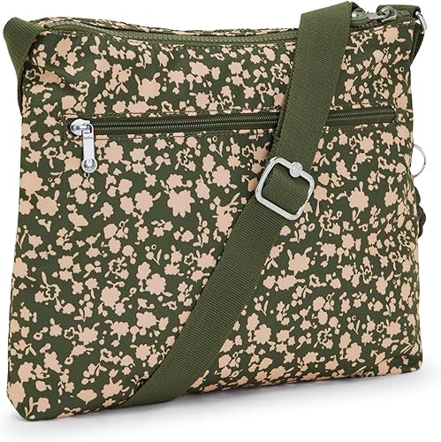 Vista 79 de Kipling Alvar - Bolso cruzado con estampado mediano índigo (Indigo/Bloom)