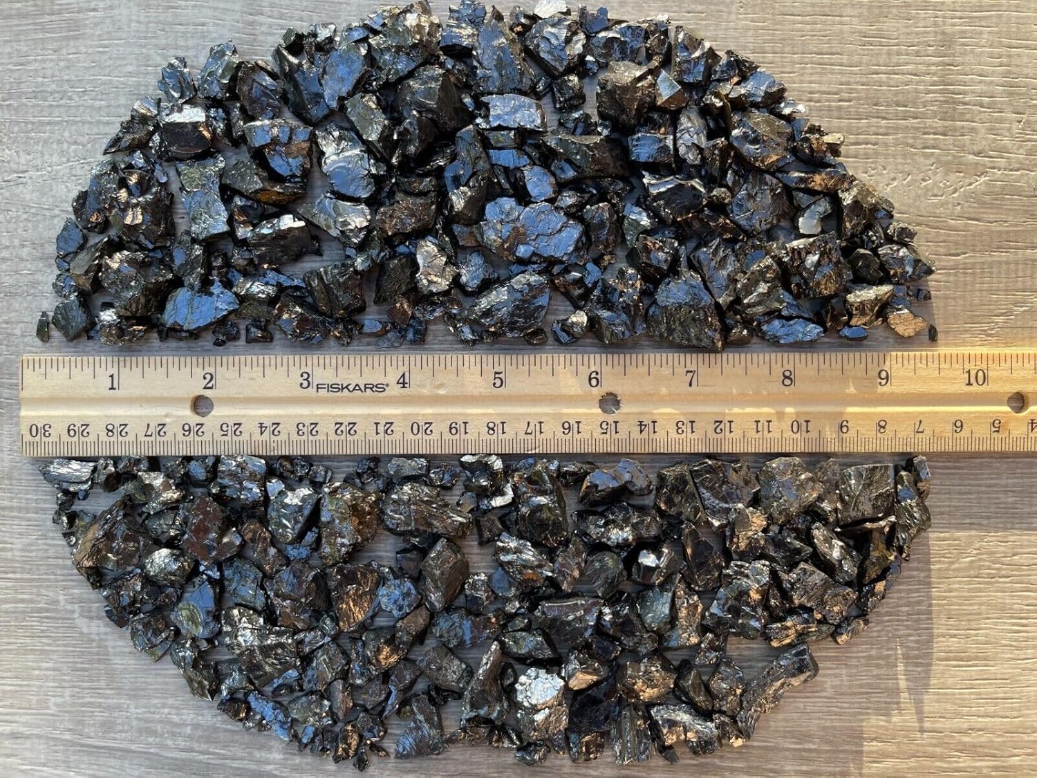 GAF TREASURES 4 oz Elite Noble Shungite – Small Raw Natural Crystal Stones (0.2–1") for Water Purification, Meditation, Reiki & Chakra Balancing