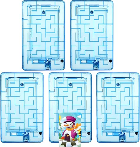 Skylety Caja de rompecabezas de dinero de 5 piezas, caja de regalo de rompecabezas, tarjetero de plástico para rompecabezas divertido, juego de