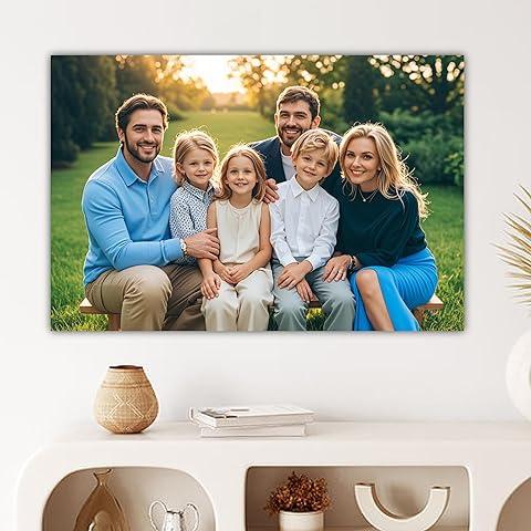 XIXI DECORE Large Affordable Wall Canvas; Prints with Your Photos(Unframed) (60