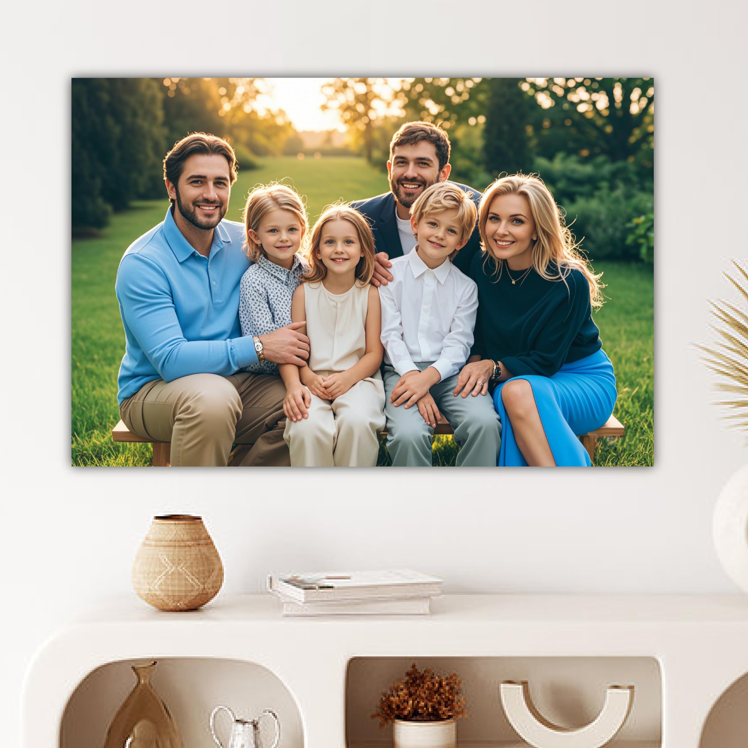 XIXI DECORE Large Affordable Wall Canvas; Prints with Your Photos(Unframed) (36X24)