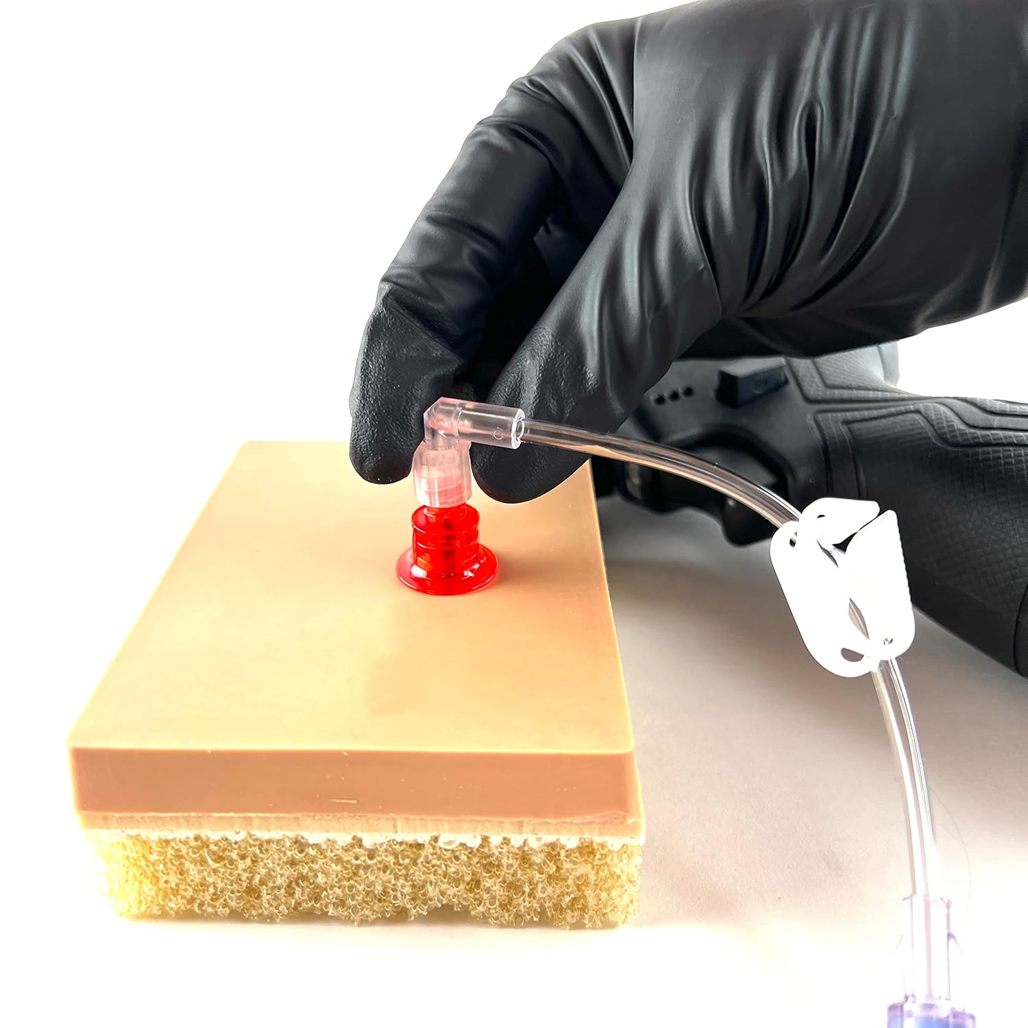 IO Practice Bones - Multi-Use Intraosseous Adult Pediatric Tibia Humerus IO Training Bone Block for Medical Instructors Teaching Vascular Access Device Skills Station