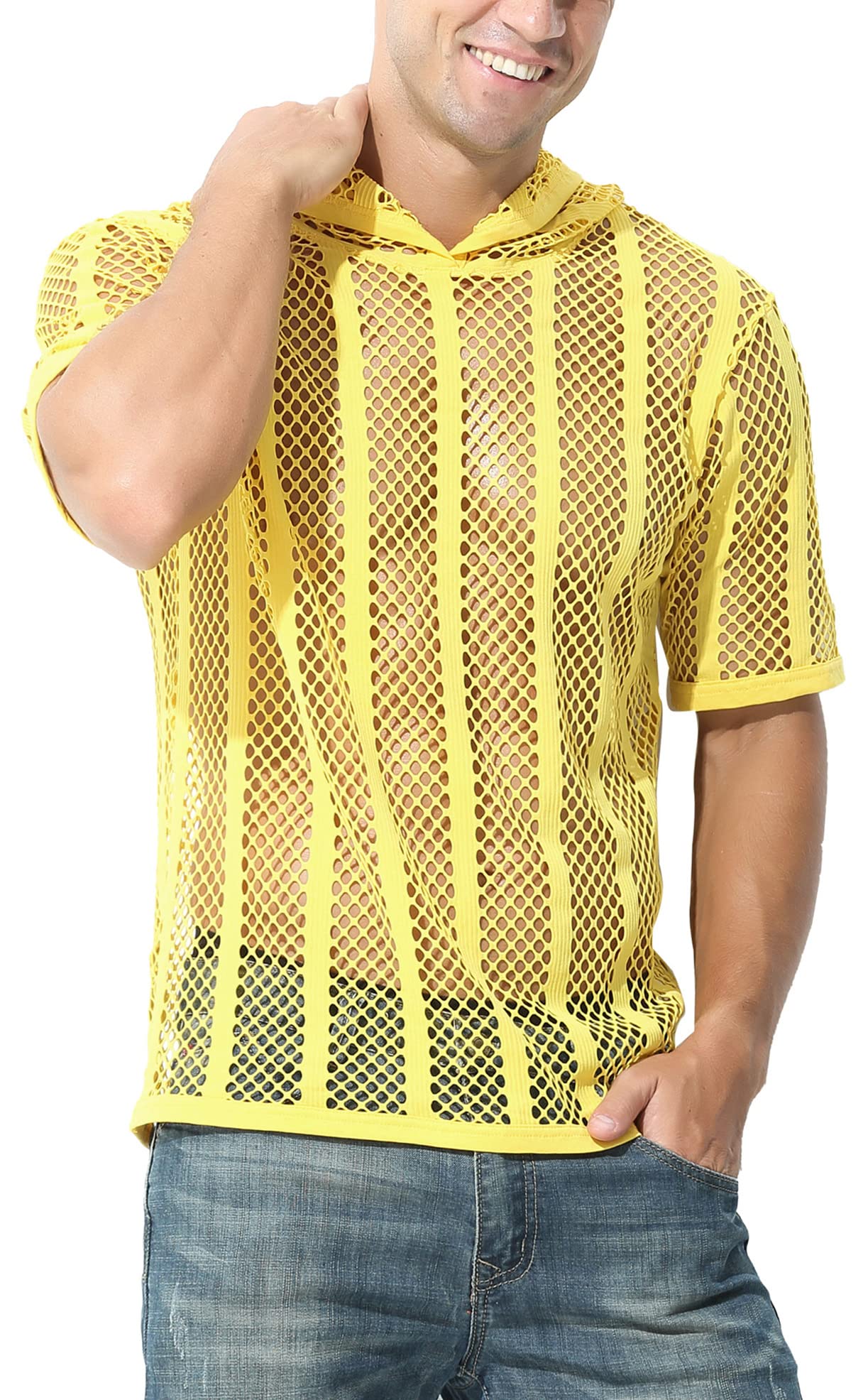 AIEOEElderly Mens Winter Leather Vest Soft Warm Thick Waistcoat Sleeveless Front Snap V Collar Jacket