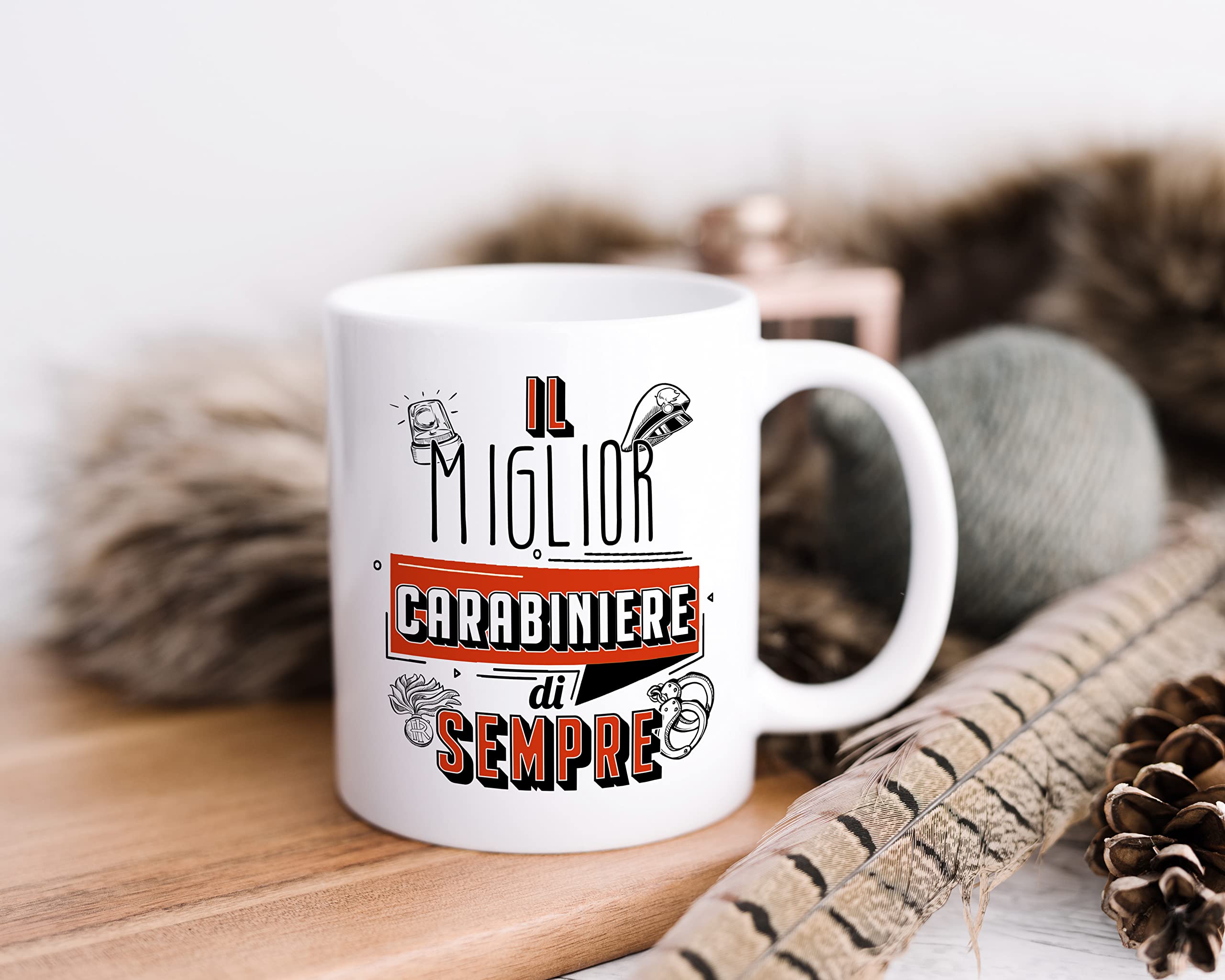 Tazza Colazione Latte thè Mug Relax con grafica Carabiniere