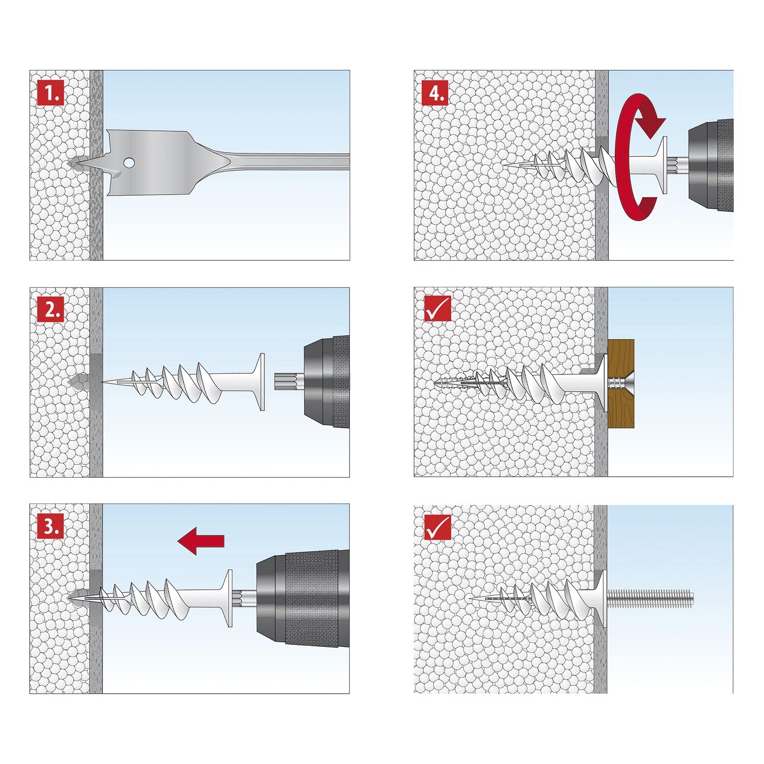 TOX cheville pour isolation Thermo 50, 50 pièces, 072100221