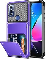 Vista 8 de COOYA Funda para Moto G 2023 con 5 ranuras para tarjetas de crédito, funda con tapa abatible, bolsillo trasero, doble capa, carcasa rígida de TPU