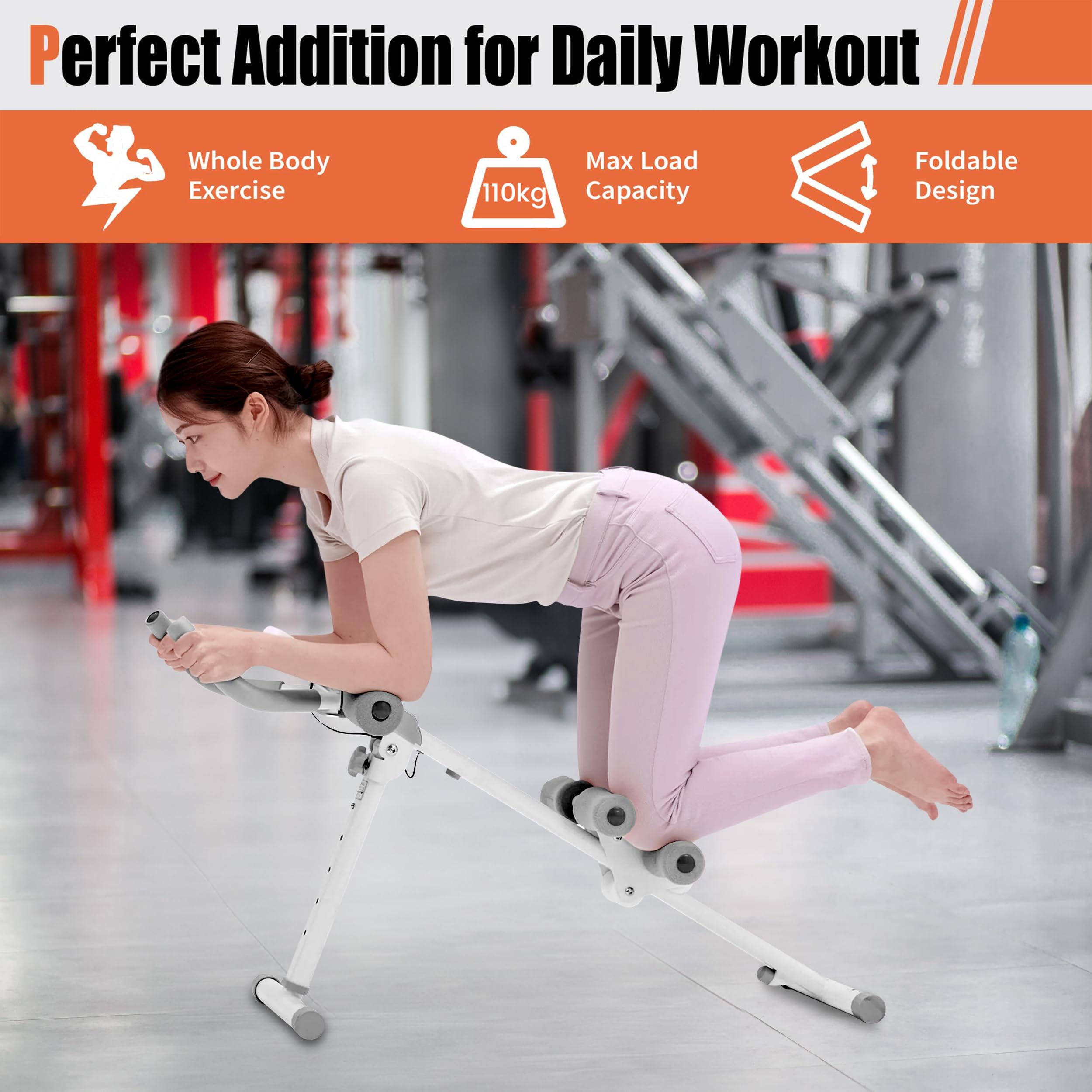 Appareil D'entraînement Pour Abdominaux Avec 4 Niveaux D'intensité Rég