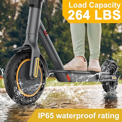 Miniatura 8 de 108.5" Patinete eléctrico para adultos 19-22 MPH Scooter deportivo 350W500W motor, patinete eléctrico con rango de 15-22 millas, rodamientos 265