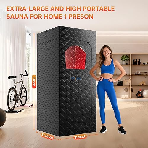 Miniatura 8 de Sauna para una sola persona, caja de sauna extra grande