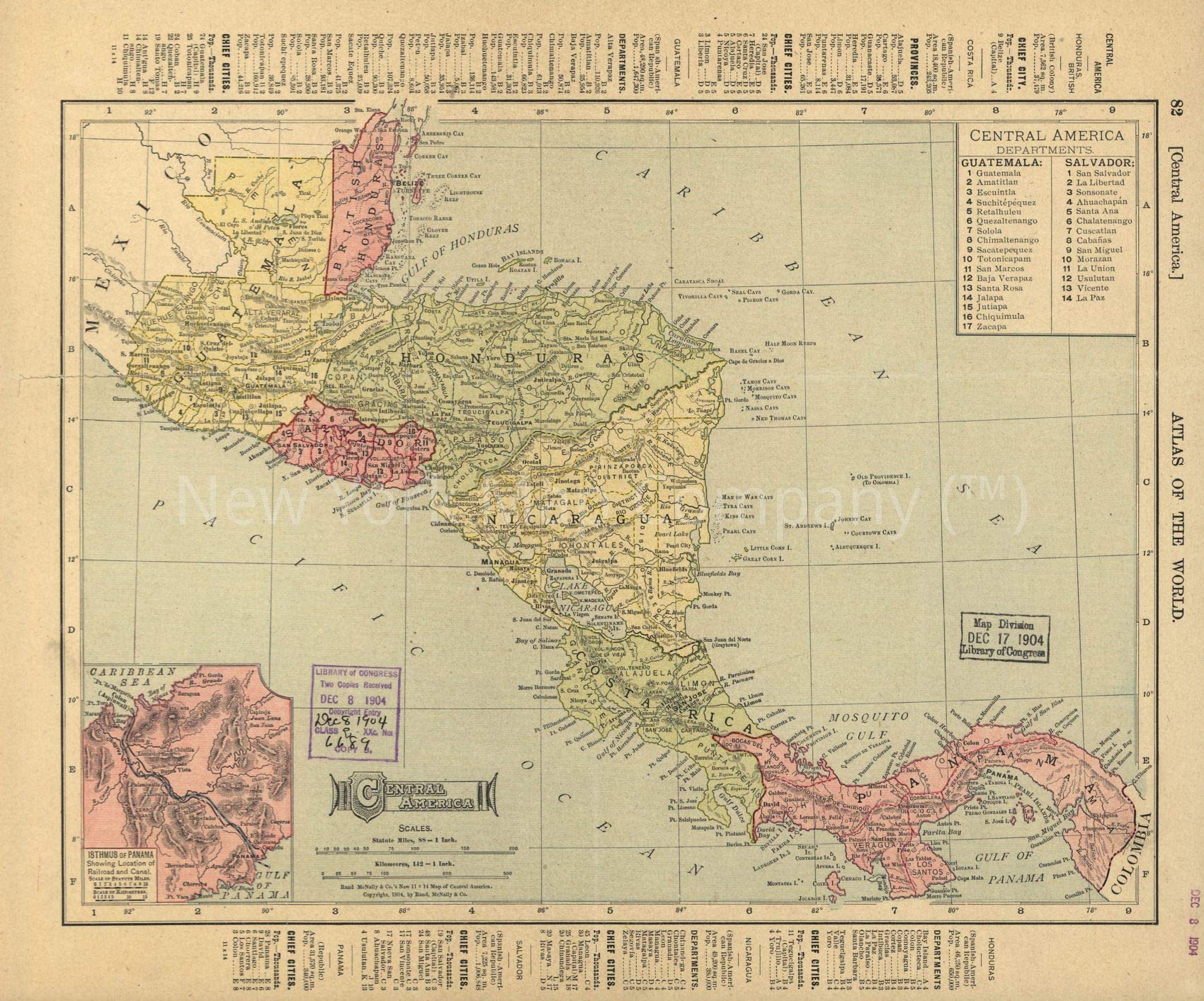 アンティーク　1800年代中央アメリカの地図 アンティーク 1800年代中央アメリカの地図 【公式通販】