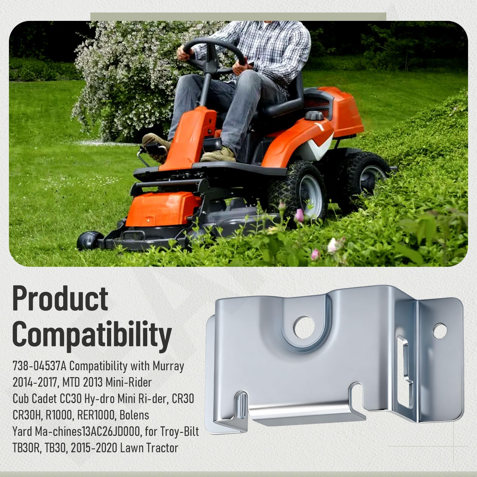 738-04537A Lenkwelle & 753-11064B CR12 Lenkservice-Kit kompatibel mit Troy-Bilt TB3OR MTD Colu-mbia CR30 Cub C-adet Cc30 Rasentraktor ersetzt 738 04537A, 783-06988A, 753-110 64 A, 78 A. 3-07239A